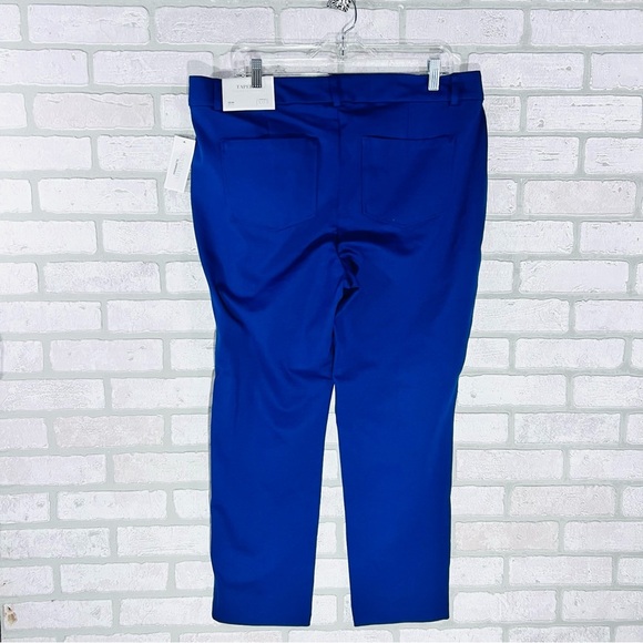 CJ Banks NWT Perfect Pant Tapered Shaped Fit Gibraltar Sea Blue  Size 16WP - Picture 3 of 9